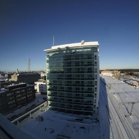 オウルKeskustan Kaksio 45 M2 Autopaikalla, Rautatienkatu 19, 9 Krsアパートメント エクステリア 写真